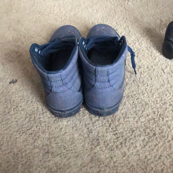 Navy blue high top vans - Picture 2 of 3